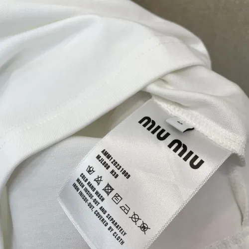 Replica MIU MIU T-Shirts Short Sleeved For Men #1477361 $72.00 USD for Wholesale