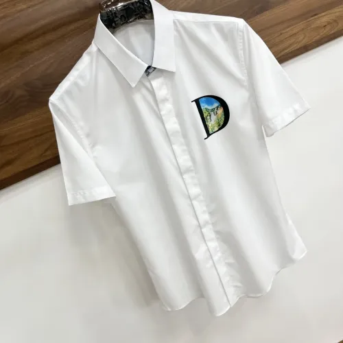 Replica Christian Dior Shirts Short Sleeved For Men #1477440 $88.00 USD for Wholesale