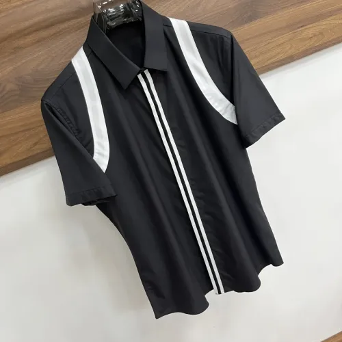 Replica Armani Shirts Short Sleeved For Men #1477445 $92.00 USD for Wholesale