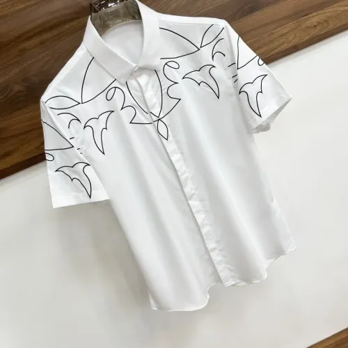 Replica Armani Shirts Short Sleeved For Men #1477446 $92.00 USD for Wholesale