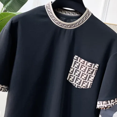 Replica Fendi Tracksuits Short Sleeved For Men #1477458 $92.00 USD for Wholesale