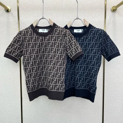 Replica Fendi T-Shirts Short Sleeved For Women #1477539 $82.00 USD for Wholesale