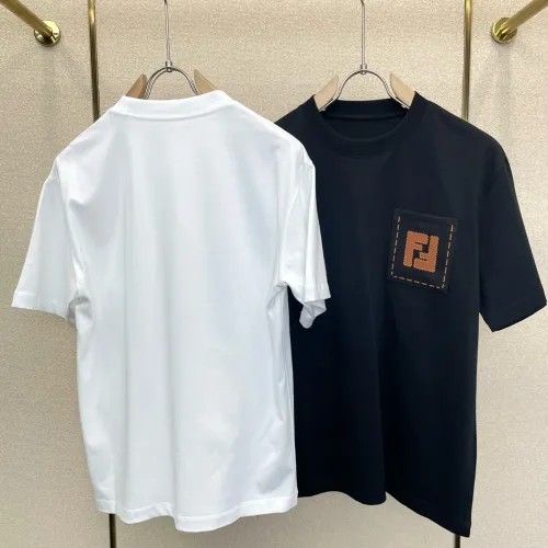 Replica Fendi T-Shirts Short Sleeved For Men #1477575 $72.00 USD for Wholesale