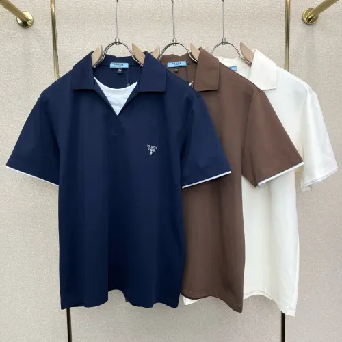 Replica Prada T-Shirts Short Sleeved For Men #1477598 $76.00 USD for Wholesale