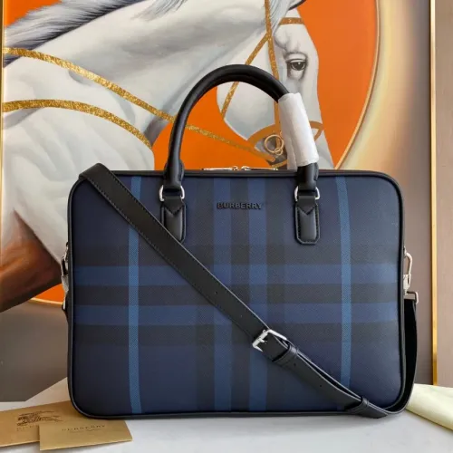Replica Burberry AAA Man Handbags #1477631 $160.00 USD for Wholesale