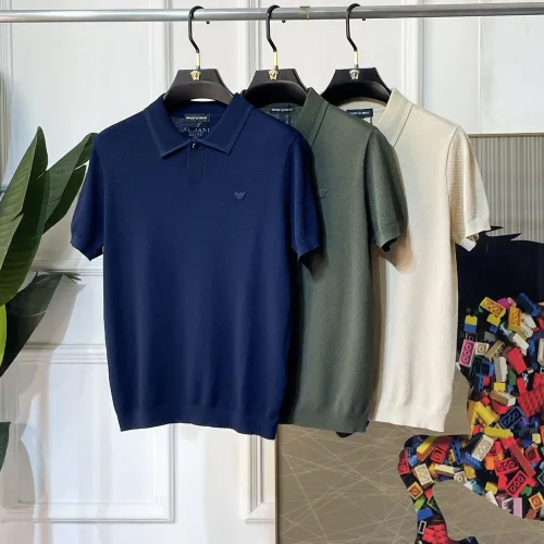 Replica Armani T-Shirts Short Sleeved For Men #1477680 $92.00 USD for Wholesale
