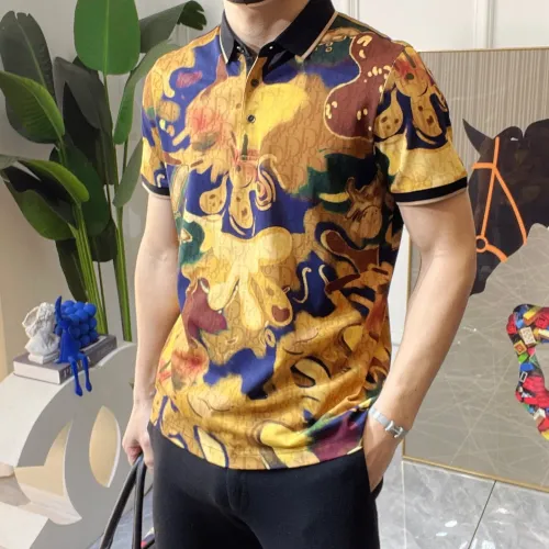 Replica Christian Dior T-Shirts Short Sleeved For Men #1477698 $96.00 USD for Wholesale