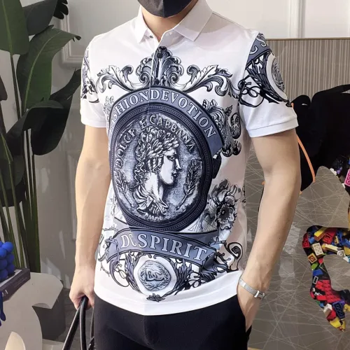 Replica Dolce & Gabbana D&G T-Shirts Short Sleeved For Men #1477700 $96.00 USD for Wholesale