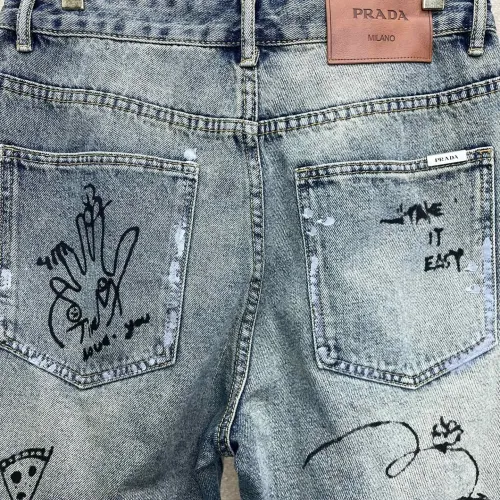 Replica Prada Jeans For Men #1477736 $80.00 USD for Wholesale