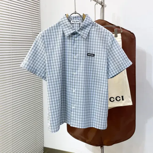 Cheap MIU MIU  Shirts Short Sleeved For Men #1477743, $$80.00 USD On MIU MIU  Shirts