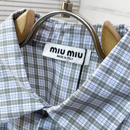 Replica MIU MIU  Shirts Short Sleeved For Men #1477743 $80.00 USD for Wholesale