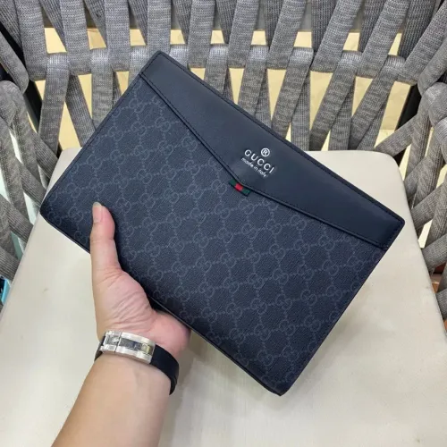 Cheap Gucci AAA Man Pouches #1477746, $$115.00 USD On Gucci AAA Man Wallets