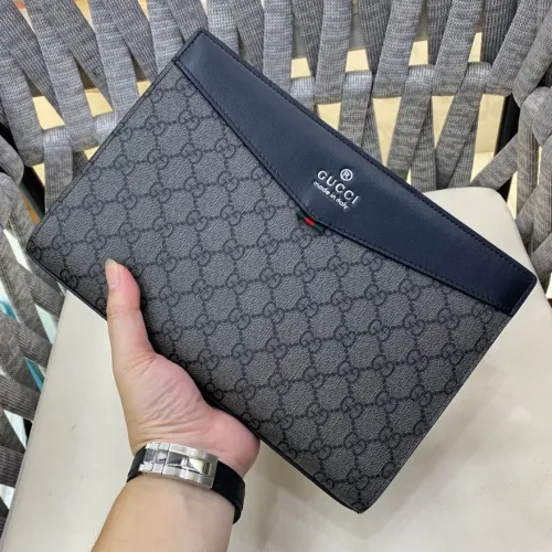 Cheap Gucci AAA Man Pouches #1477747, $$115.00 USD On Gucci AAA Man Wallets