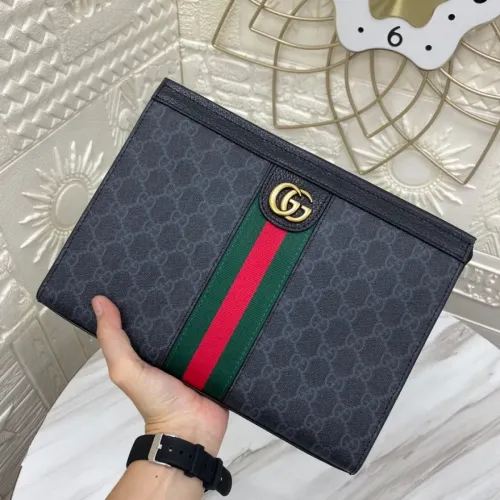 Cheap Gucci AAA Man Pouches #1477748, $$72.00 USD On Gucci AAA Man Wallets