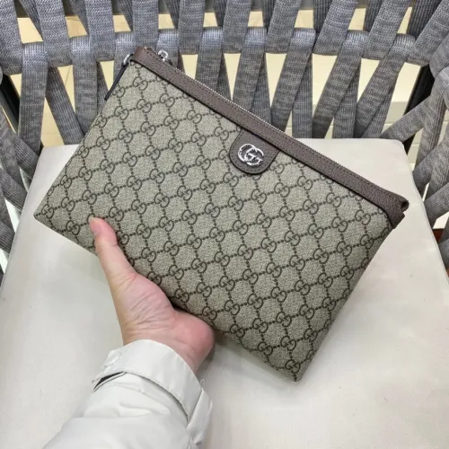 Cheap Gucci AAA Man Pouches #1477749, $$76.00 USD On Gucci AAA Man Wallets