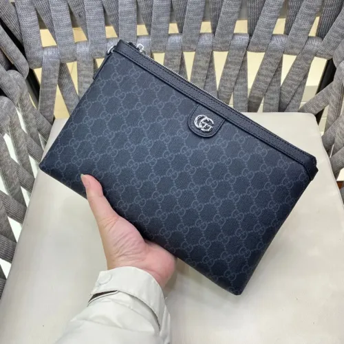 Cheap Gucci AAA Man Pouches #1477750, $$76.00 USD On Gucci AAA Man Wallets