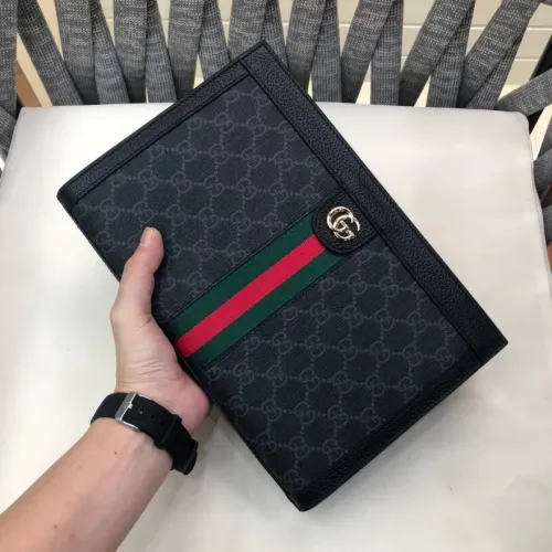Cheap Gucci AAA Man Pouches #1477751, $$76.00 USD On Gucci AAA Man Wallets