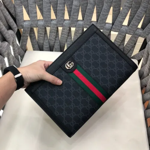 Replica Gucci AAA Man Pouches #1477751 $76.00 USD for Wholesale