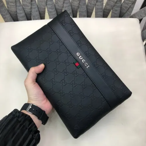 Cheap Gucci AAA Man Pouches #1477753, $$82.00 USD On Gucci AAA Man Wallets