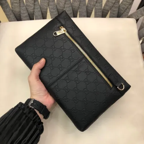 Replica Gucci AAA Man Pouches #1477753 $82.00 USD for Wholesale