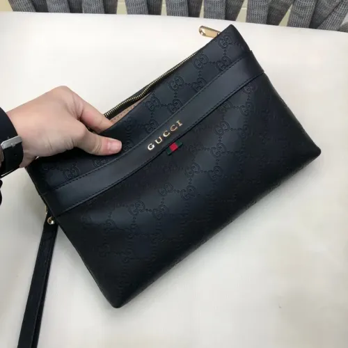 Replica Gucci AAA Man Pouches #1477753 $82.00 USD for Wholesale