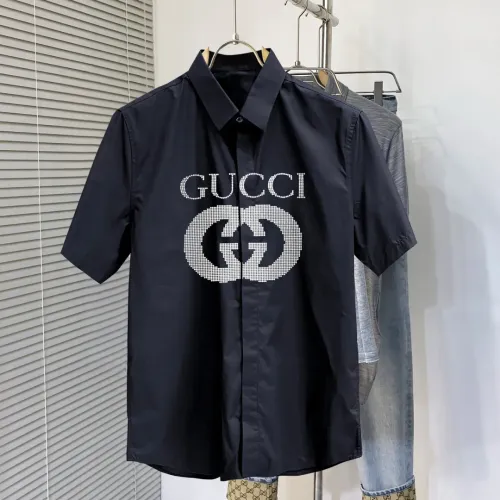 Cheap Gucci Shirts Short Sleeved For Men #1477754, $$96.00 USD On Gucci Shirts
