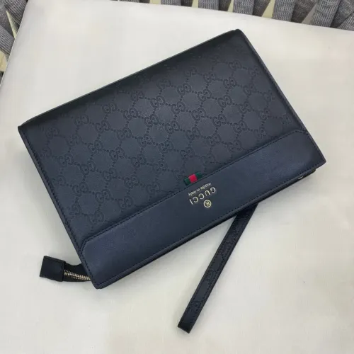 Replica Gucci AAA Man Pouches #1477755 $85.00 USD for Wholesale