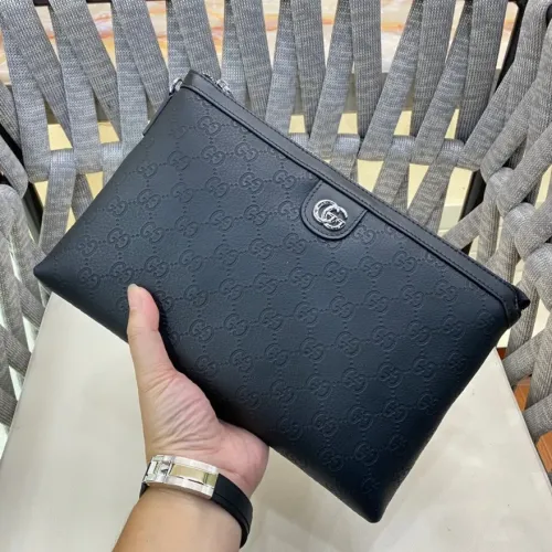 Cheap Gucci AAA Man Pouches #1477756, $$88.00 USD On Gucci AAA Man Wallets