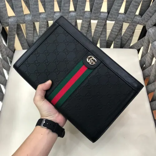 Cheap Gucci AAA Man Pouches #1477757, $$88.00 USD On Gucci AAA Man Wallets