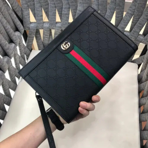 Replica Gucci AAA Man Pouches #1477757 $88.00 USD for Wholesale