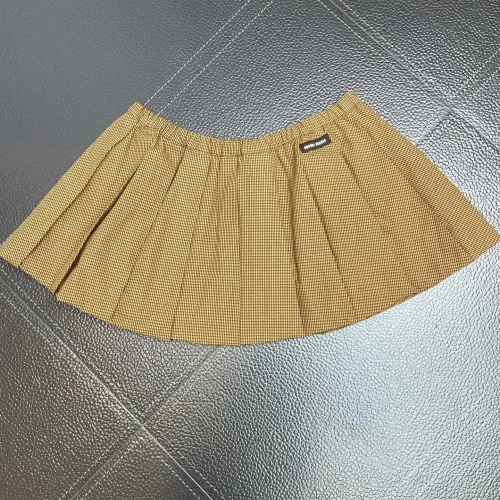 Replica MIU MIU Skirts For Women #1477758 $76.00 USD for Wholesale