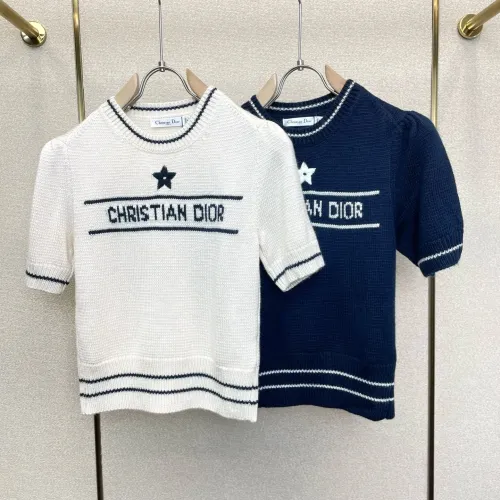 Replica Christian Dior T-Shirts Short Sleeved For Women #1477762 $82.00 USD for Wholesale