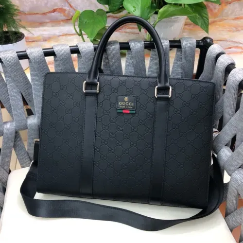 Replica Gucci AAA Man Handbags #1477775 $155.00 USD for Wholesale