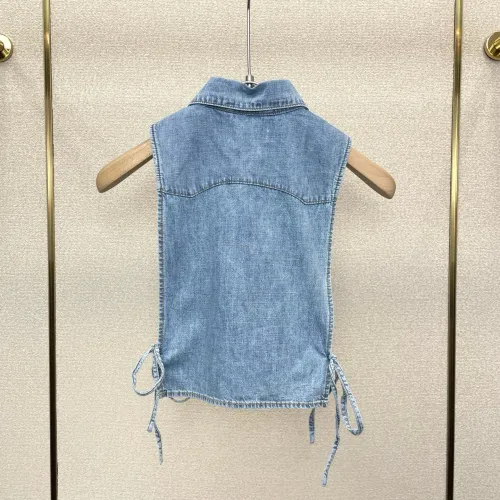 Replica MIU MIU T-Shirts Sleeveless For Women #1477776 $88.00 USD for Wholesale