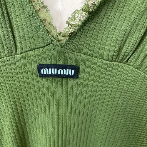 Replica MIU MIU Dresses Sleeveless For Women #1477796 $72.00 USD for Wholesale