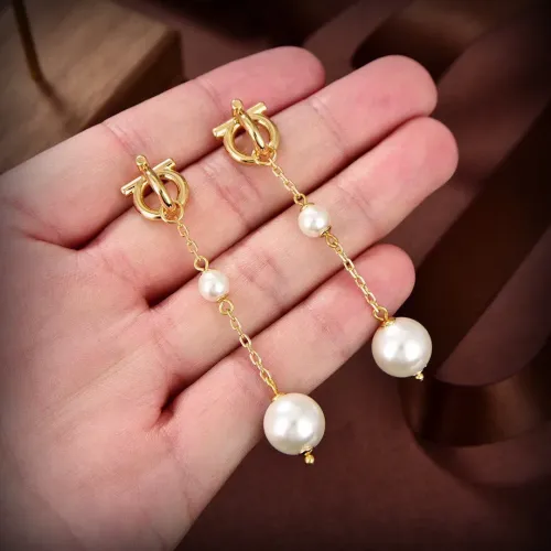 Replica Salvatore Ferragamo Earrings For Women #1477812 $25.00 USD for Wholesale