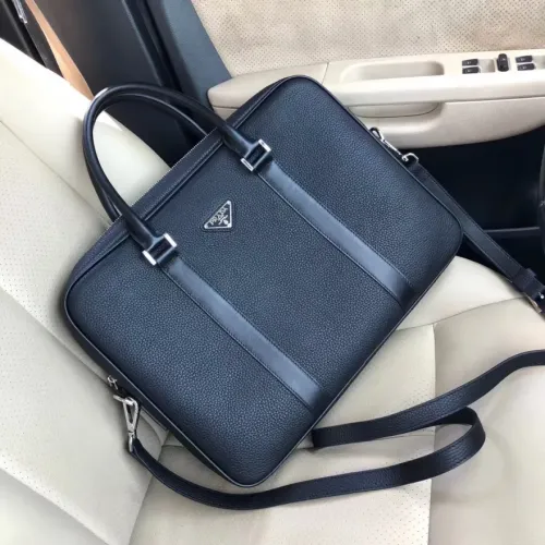 Replica Prada AAA Man Handbags #1477844 $185.00 USD for Wholesale