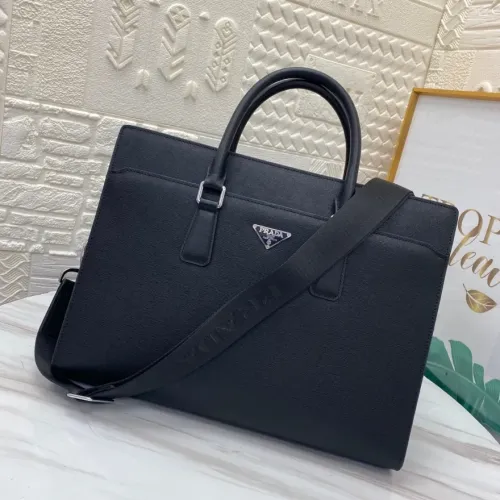 Replica Prada AAA Man Handbags #1477847 $162.00 USD for Wholesale