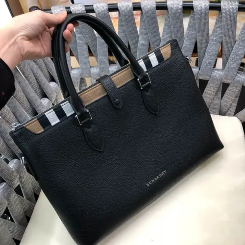 Replica Burberry AAA Man Handbags #1477894 $130.00 USD for Wholesale