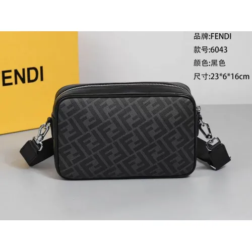 Replica Fendi AAA Man Messenger Bags #1478198 $92.00 USD for Wholesale