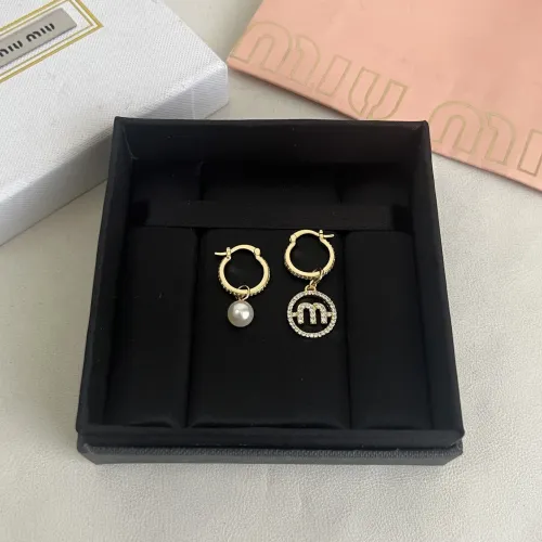 Replica MIU MIU Earrings For Women #1478237 $27.00 USD for Wholesale
