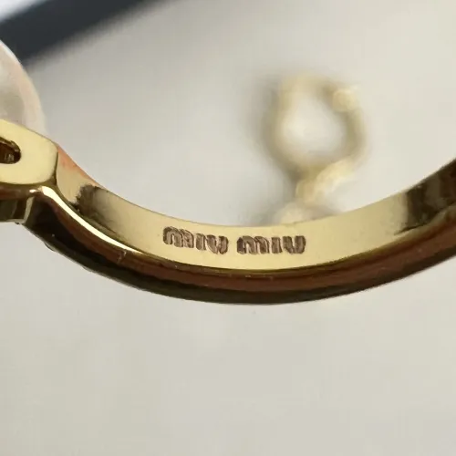 Replica MIU MIU Earrings For Women #1478237 $27.00 USD for Wholesale