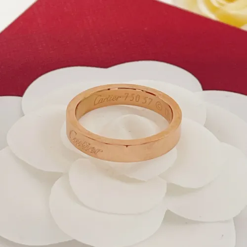 Replica Cartier Rings In Rose Gold #1478372 $25.00 USD for Wholesale