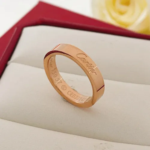 Replica Cartier Rings In Rose Gold #1478372 $25.00 USD for Wholesale