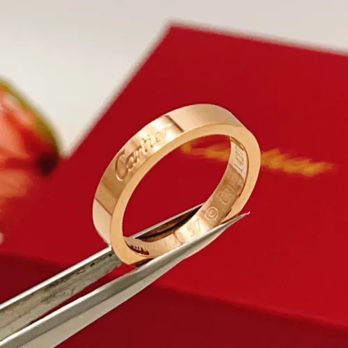 Replica Cartier Rings In Rose Gold #1478372 $25.00 USD for Wholesale