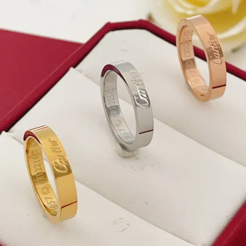 Replica Cartier Rings In Rose Gold #1478373 $25.00 USD for Wholesale