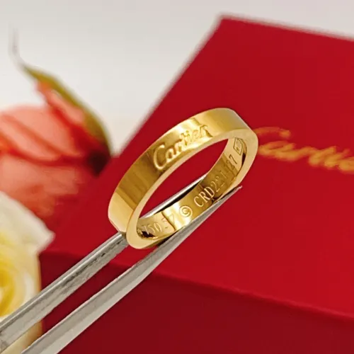 Replica Cartier Rings In Rose Gold #1478373 $25.00 USD for Wholesale