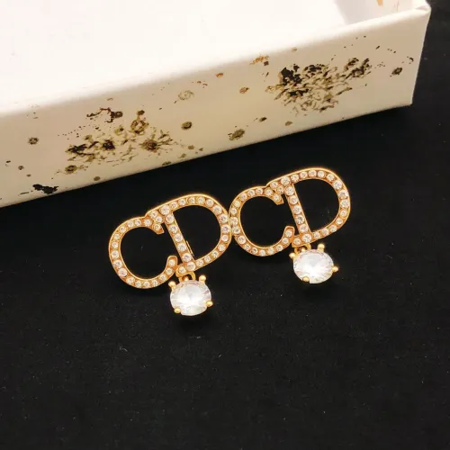 Replica Christian Dior Earrings For Women #1478591 $27.00 USD for Wholesale