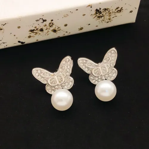 Replica Christian Dior Earrings For Women #1478593 $27.00 USD for Wholesale