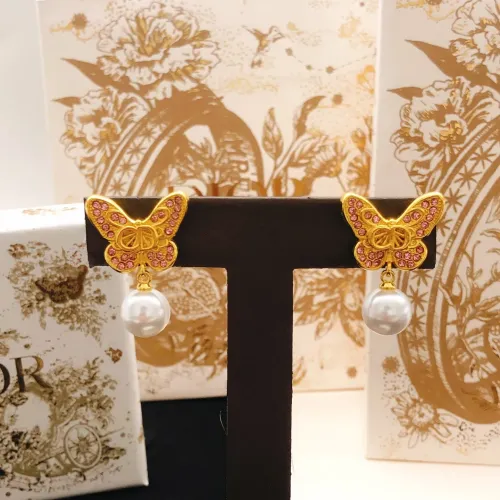 Replica Christian Dior Earrings For Women #1478594 $27.00 USD for Wholesale